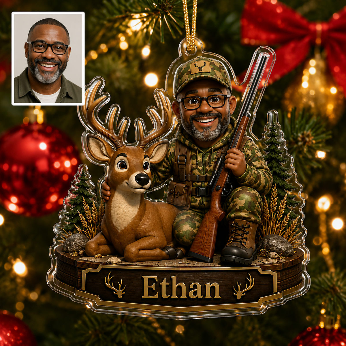 Personalized Hunting Buck Companion Acrylic