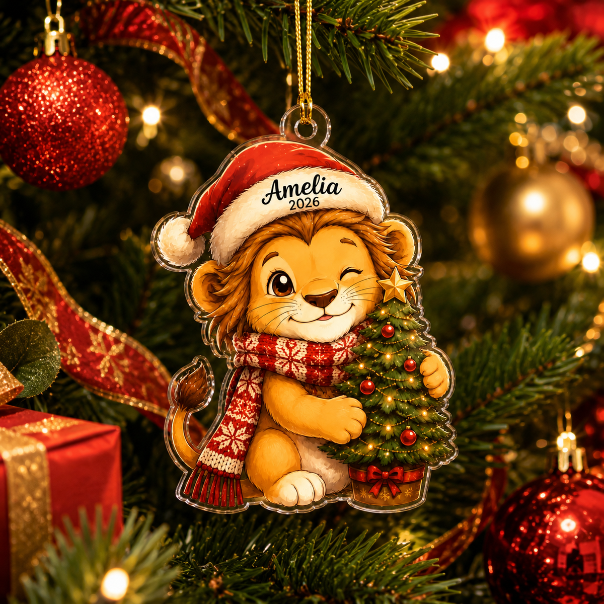 Animal Chrismas Lion