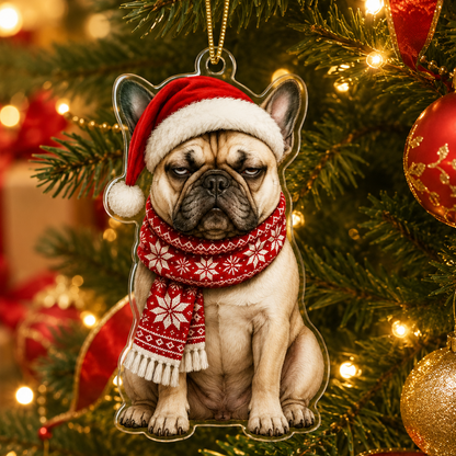 Dog Funny Christmas French Bulldog