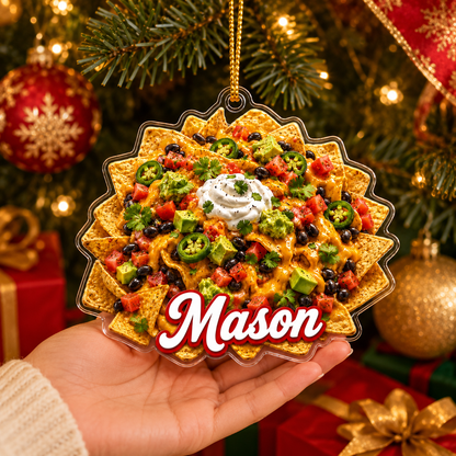 Breakfast Custom Name Nachos Acrylic