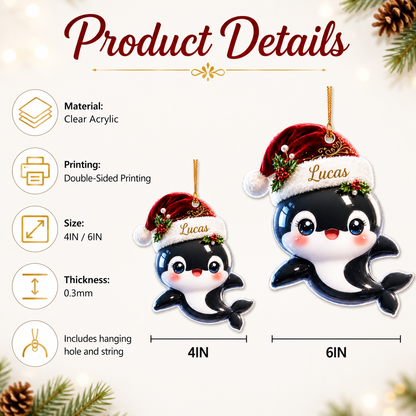 Animal With Santa Hat Orca