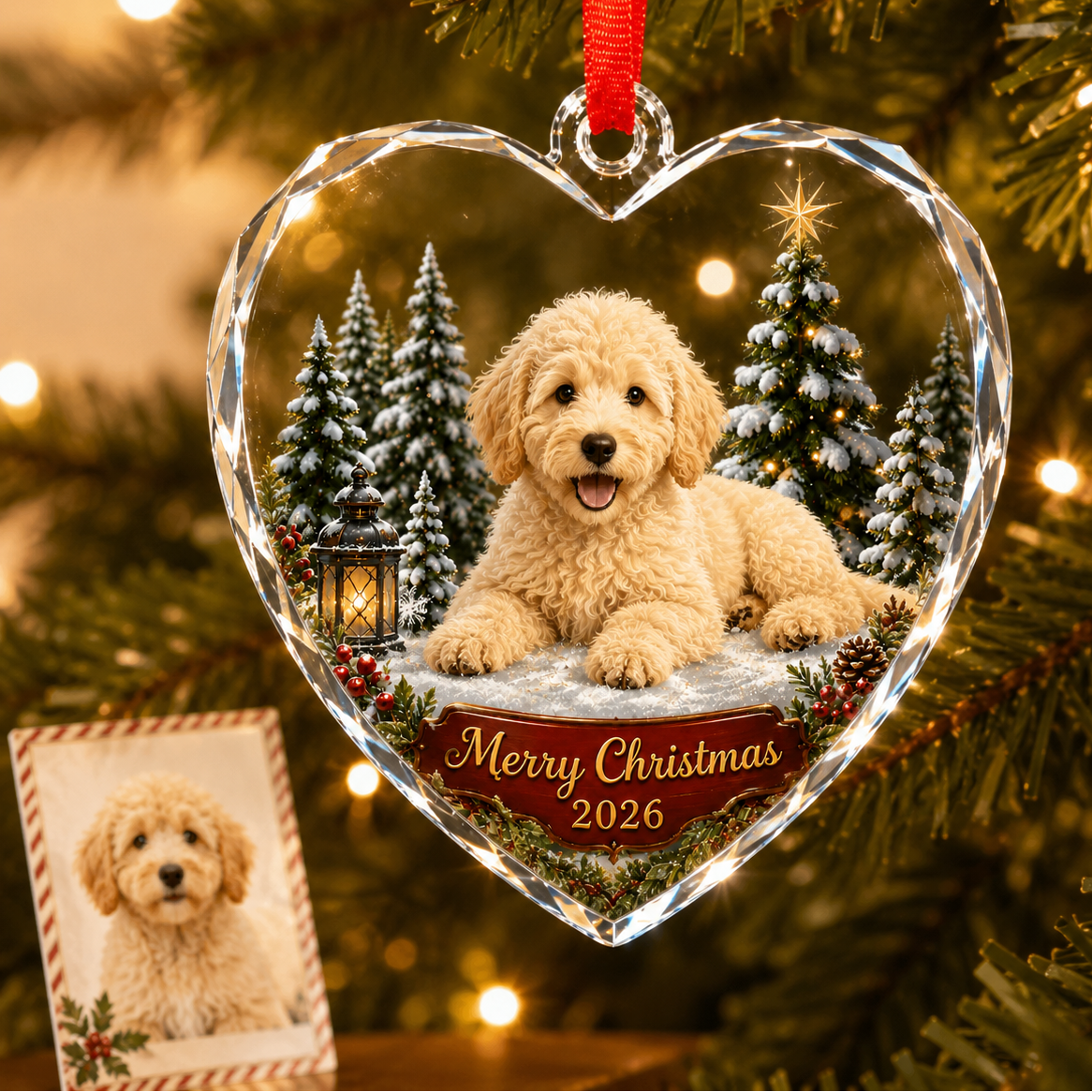 Custom Photo Dog Xmas Style 9