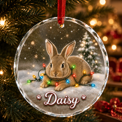 Glass Animal Led Light Rabbit