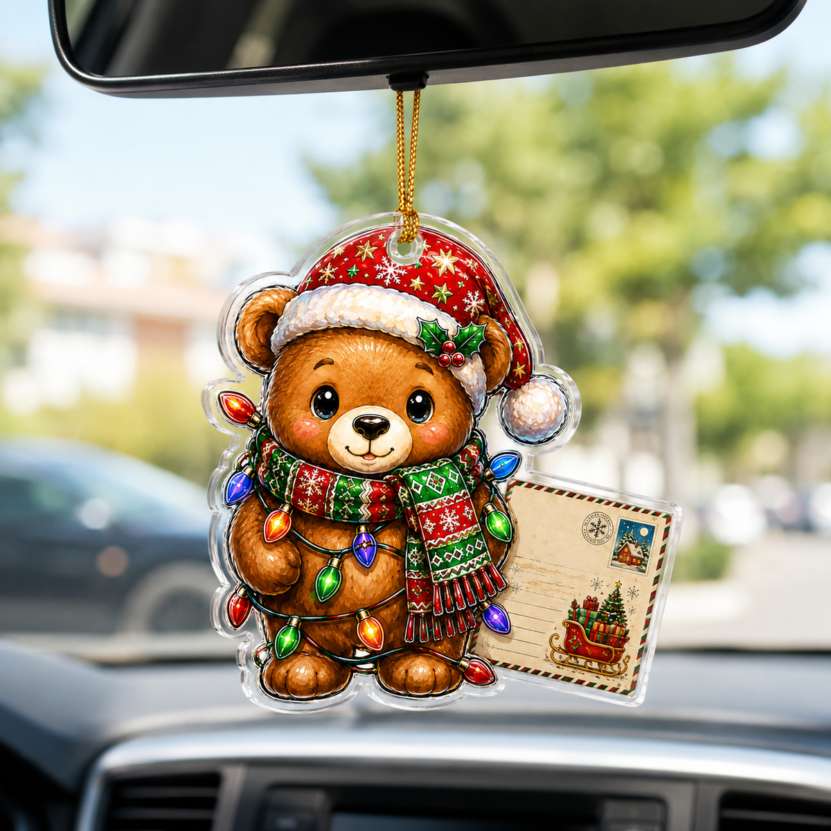 Animal With Christmas Led Bear