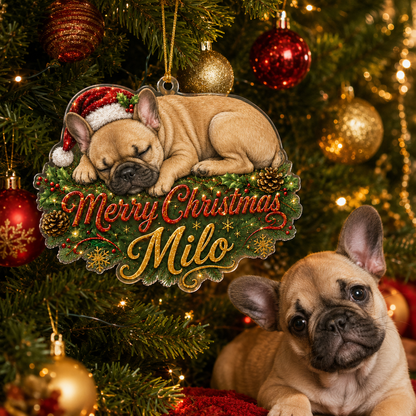 Custom Photo Dog Christmas Style 20
