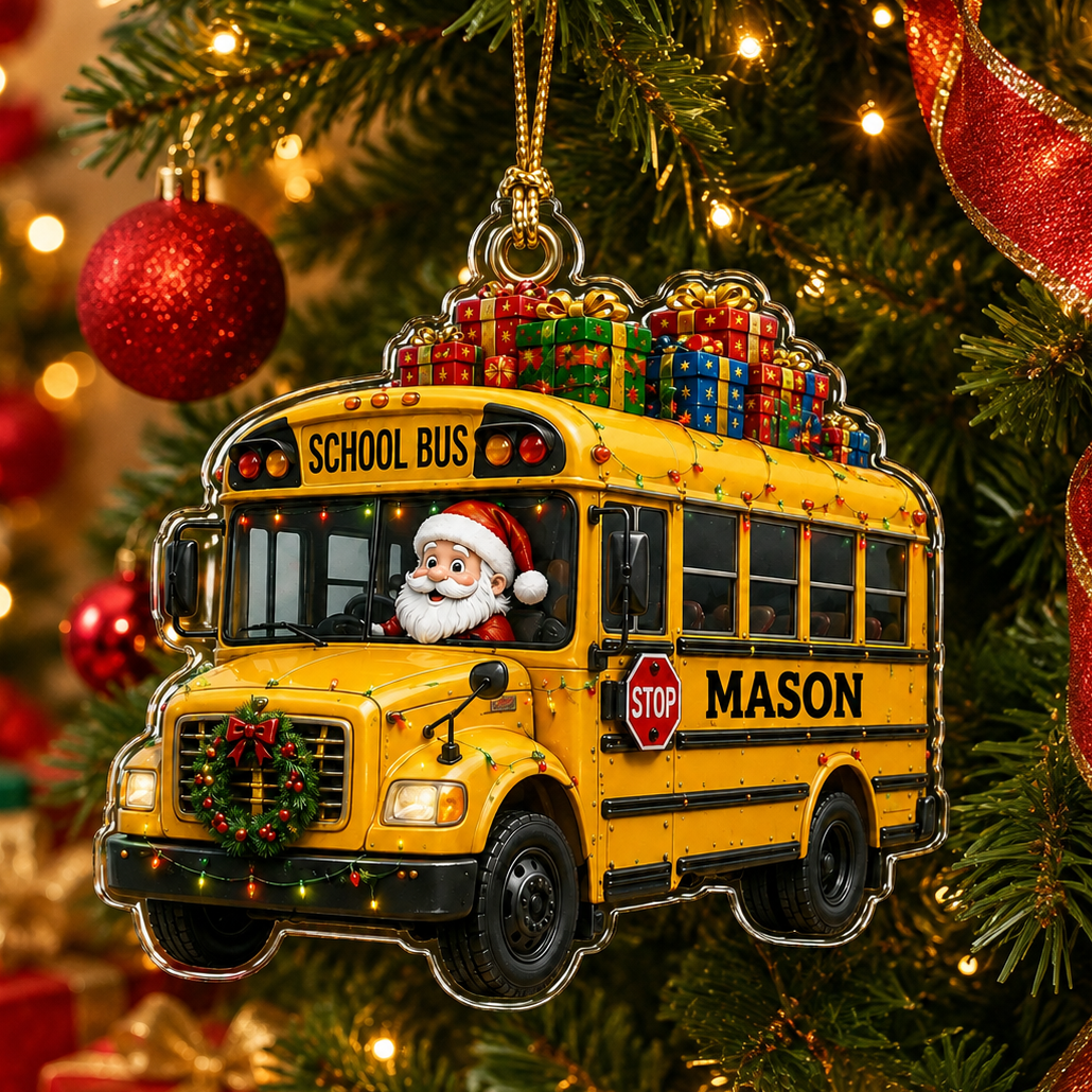 Santa Vehicle School Bus