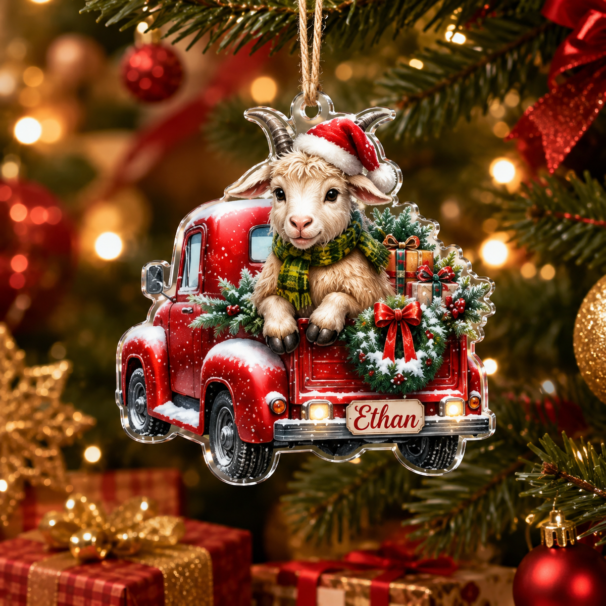 Christmas Farm Goat