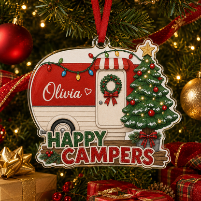 Camping Personalize Acrylic Basic Mobile Home
