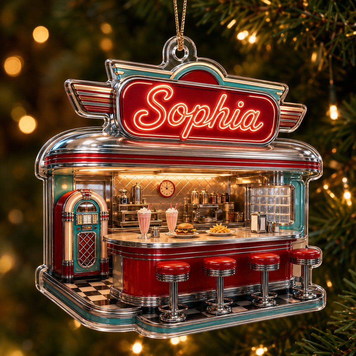 Food Lover Diner Ornament