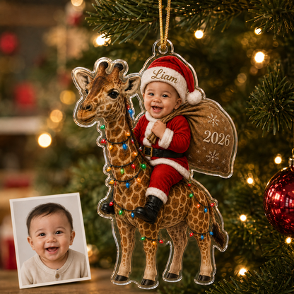Custom Photo Baby Animal Giraffe