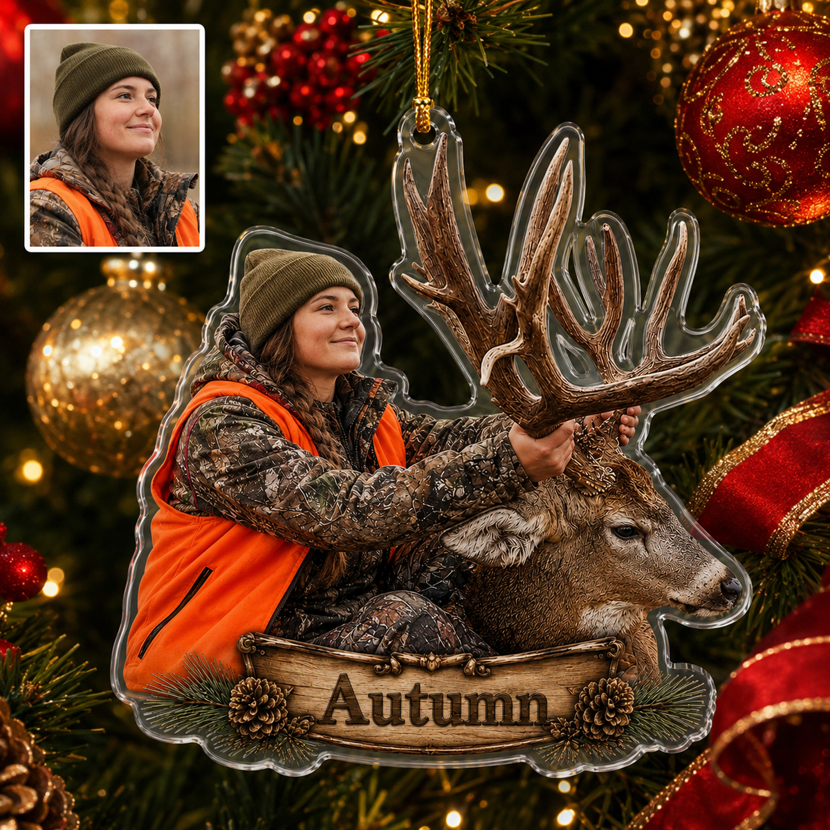 Personalized Hunting Antler Pride Acrylic