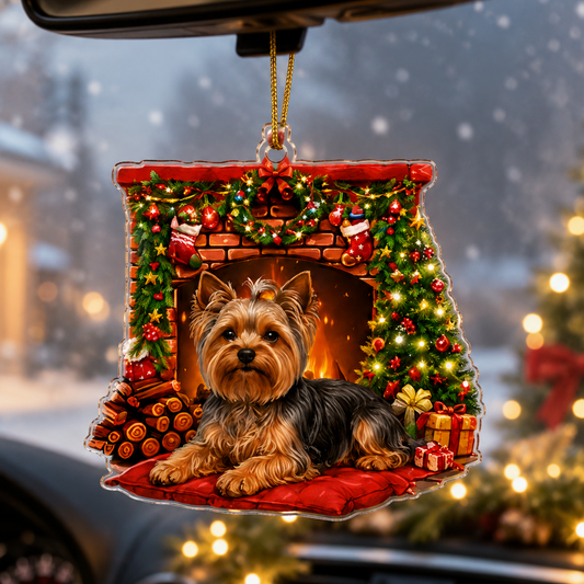 Dog Christmas Tree Yorkie
