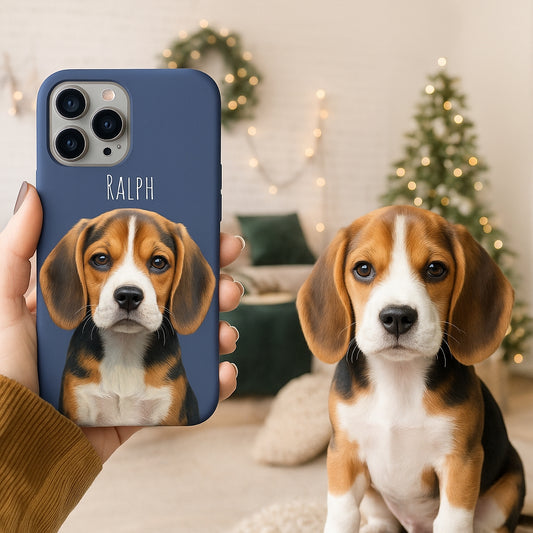 Custom Pet Design Phone Case – Gift for Pet Parents, Dog and Cat Photo Case THUC9906