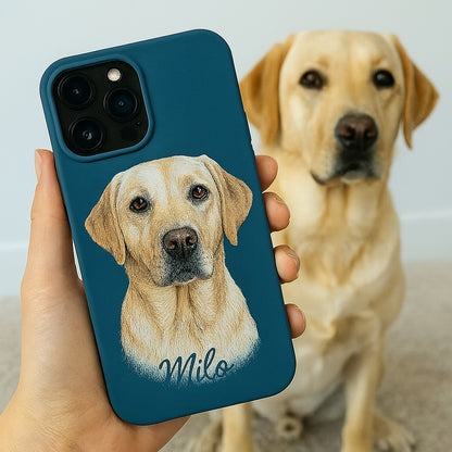 Custom Pet Lover Phone Case – Memorial Animal Design for Cat & Dog Owners THUC9903