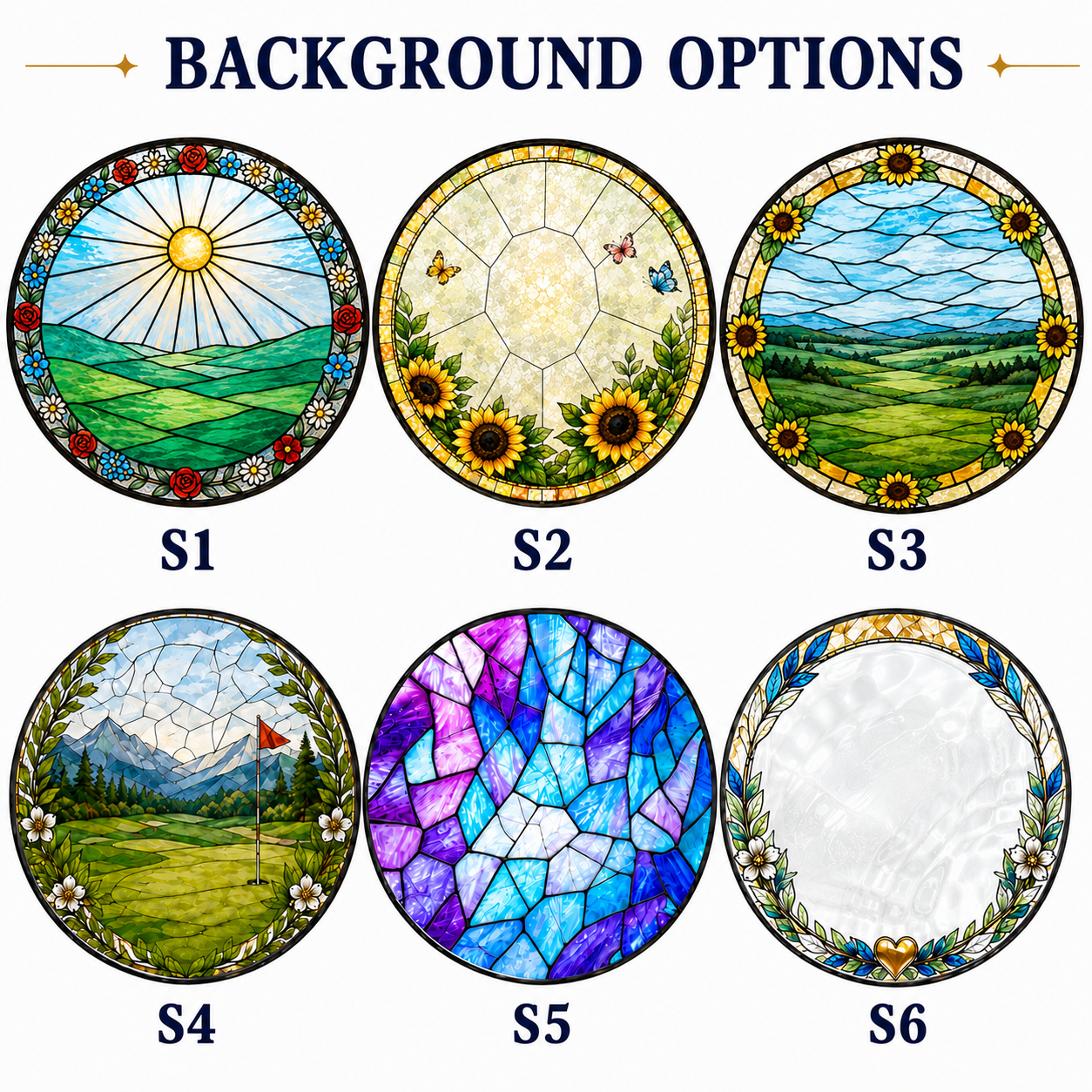 Custom Dad & Daughter Photo Stained Glass Suncatcher – Personalized Dad Gifts | Gift For Dad TOM99