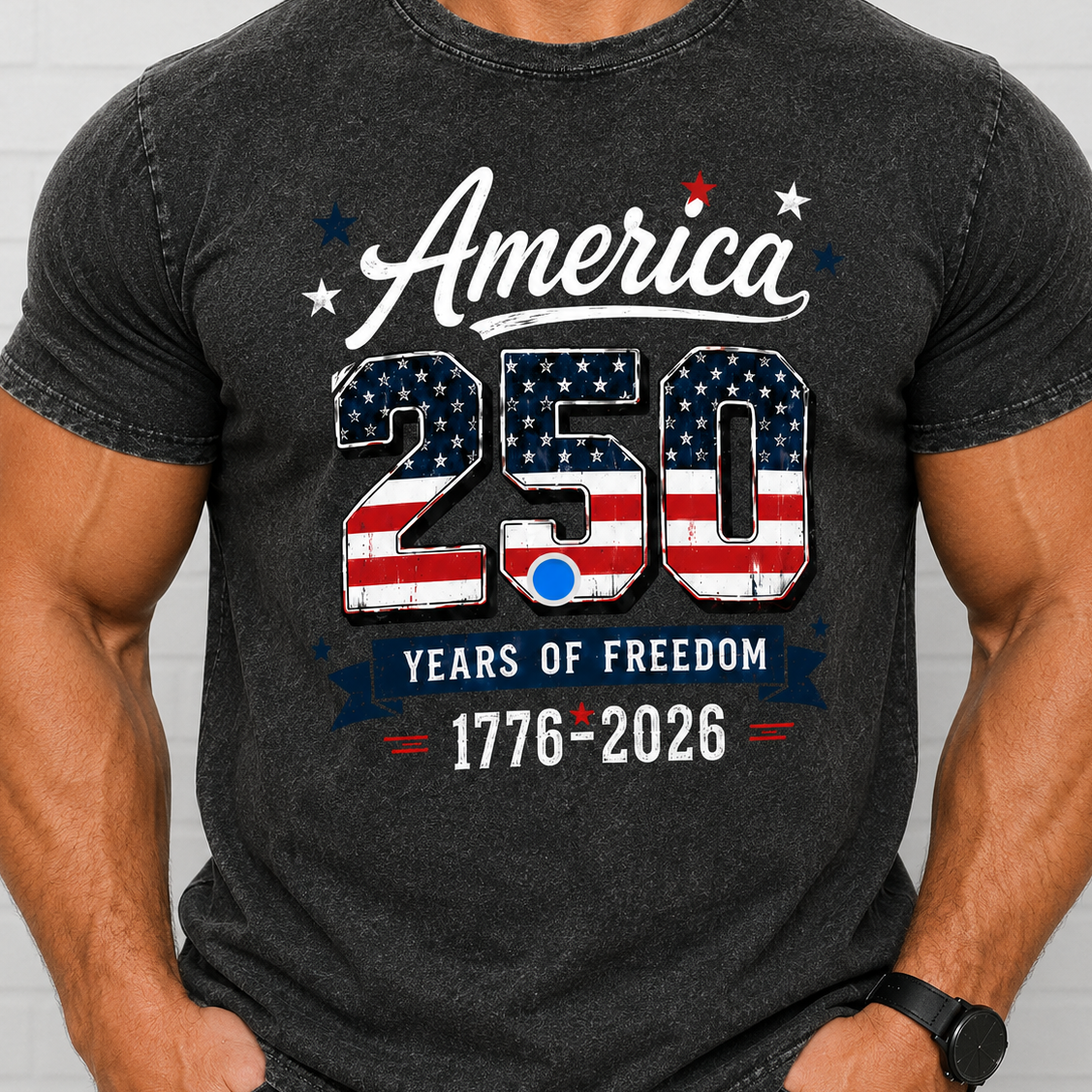 USA 250th Birthday T-Shirt 1776–2026 Patriotic Freedom Shirt THUC99