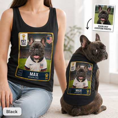 Personalized Women’s Dog Mom Tank Top with Matching Pet Tank Top Outfit THUC99