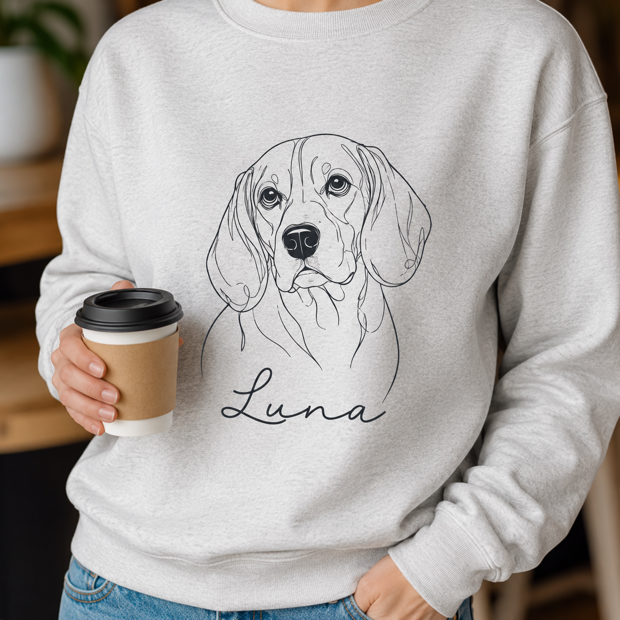 Personalized Dog Memorial Hoodie Custom Pet Photo Sweatshirt Sympathy Gift for Pet Loss THUC99