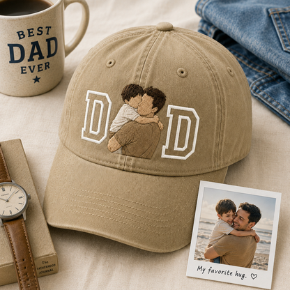 Custom Photo Dad Hat, Personalized Embroidered Cap, Dog Dad Hat, Father’s Day Gift For Dad THUC99