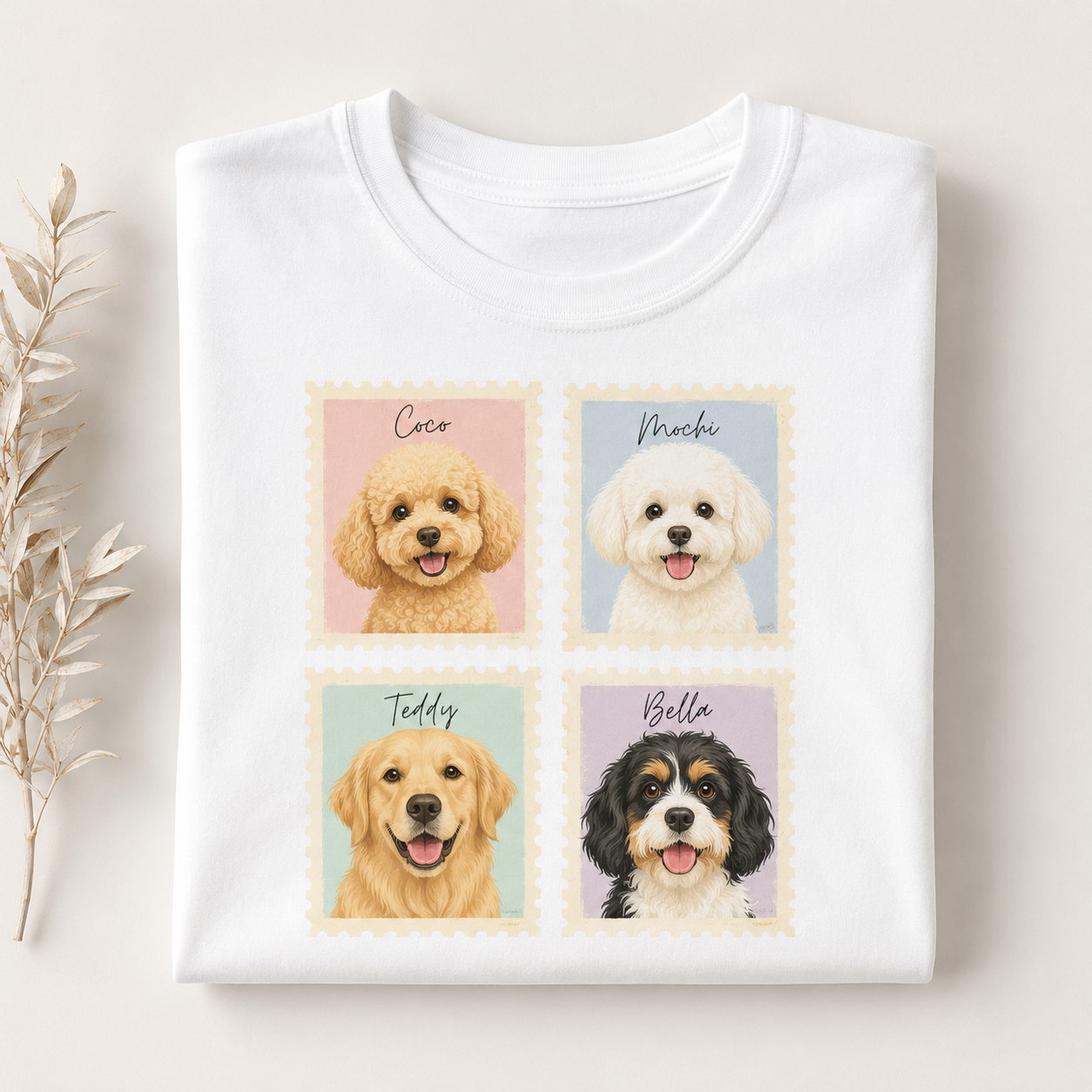 Custom Dog Memorial Wash T-Shirt, Personalized Pet Photo Shirt | Gift For Dog Lovers THUC99