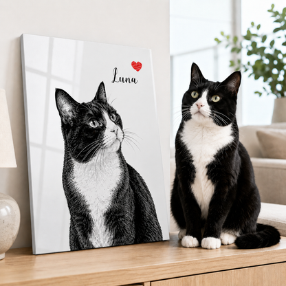 Custom Dog Metal Wall Art – Personalized Pet Portrait From Your Photo Gift For Dog Dad THUC99