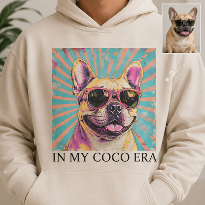 Custom Dog Face Sweatshirt Personalized Puppy Photo Hoodie Funny Gift for Pet Lovers THUC99