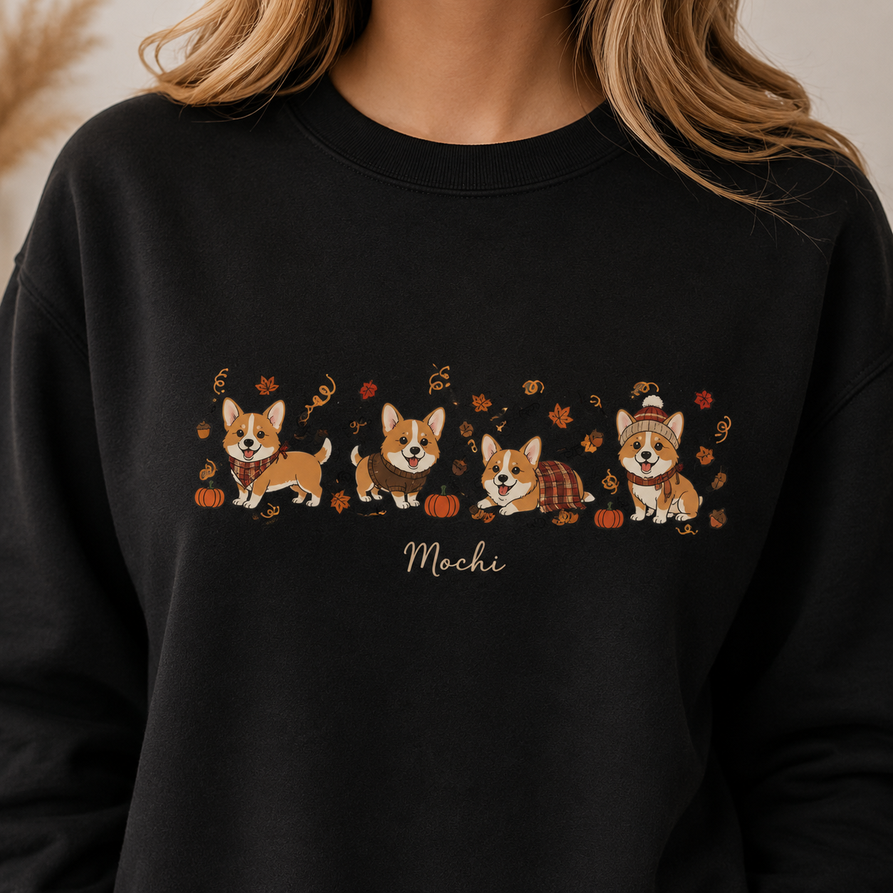 Personalized Dog Face Sweatshirt Custom Pet Photo Hoodie Gift for Dog Lovers THUC99
