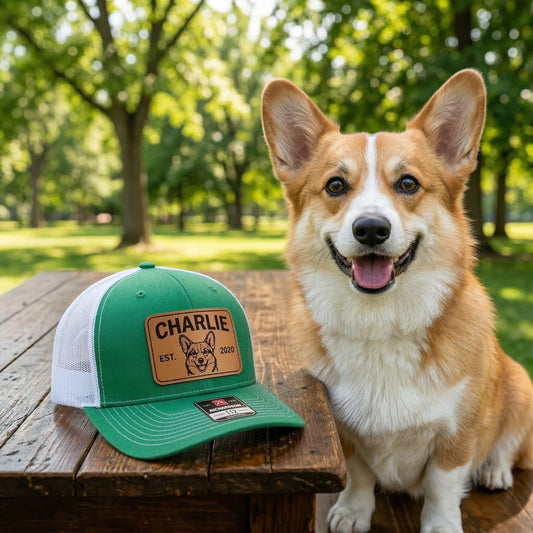 Custom Photo Dog With Name Trucker Hat – Personalized Dog Lover Hat | Gift For Dog THUC99