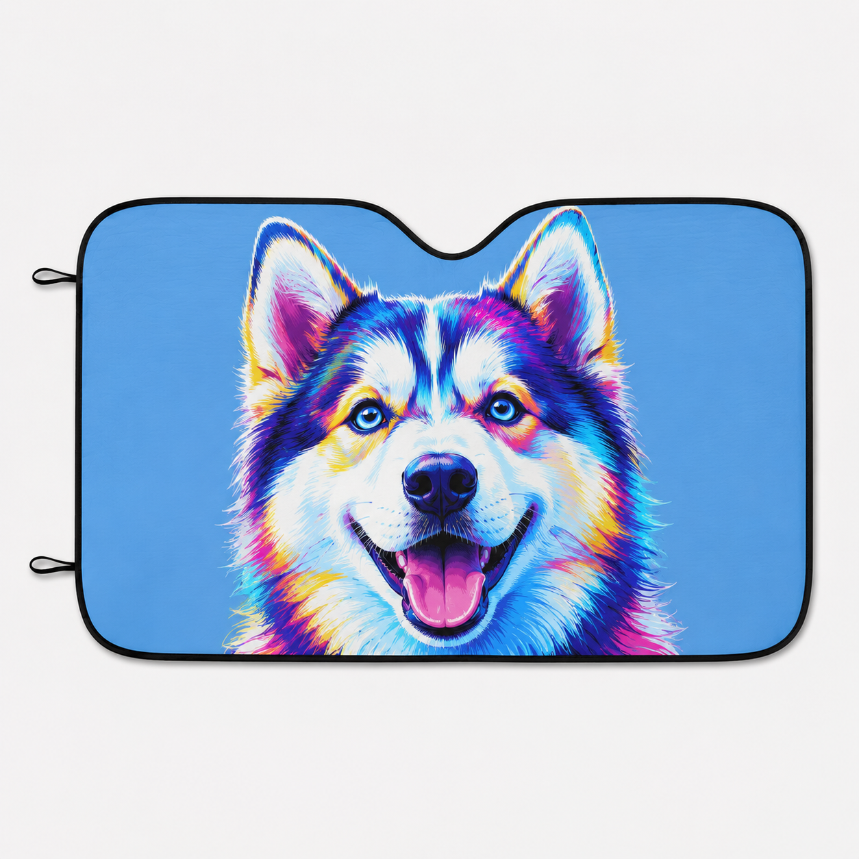 Personalized Dog Car Sun Shade, Custom Pet Photo Windshield Cover, Foldable Auto Sunshade for Dog Lovers THUC99