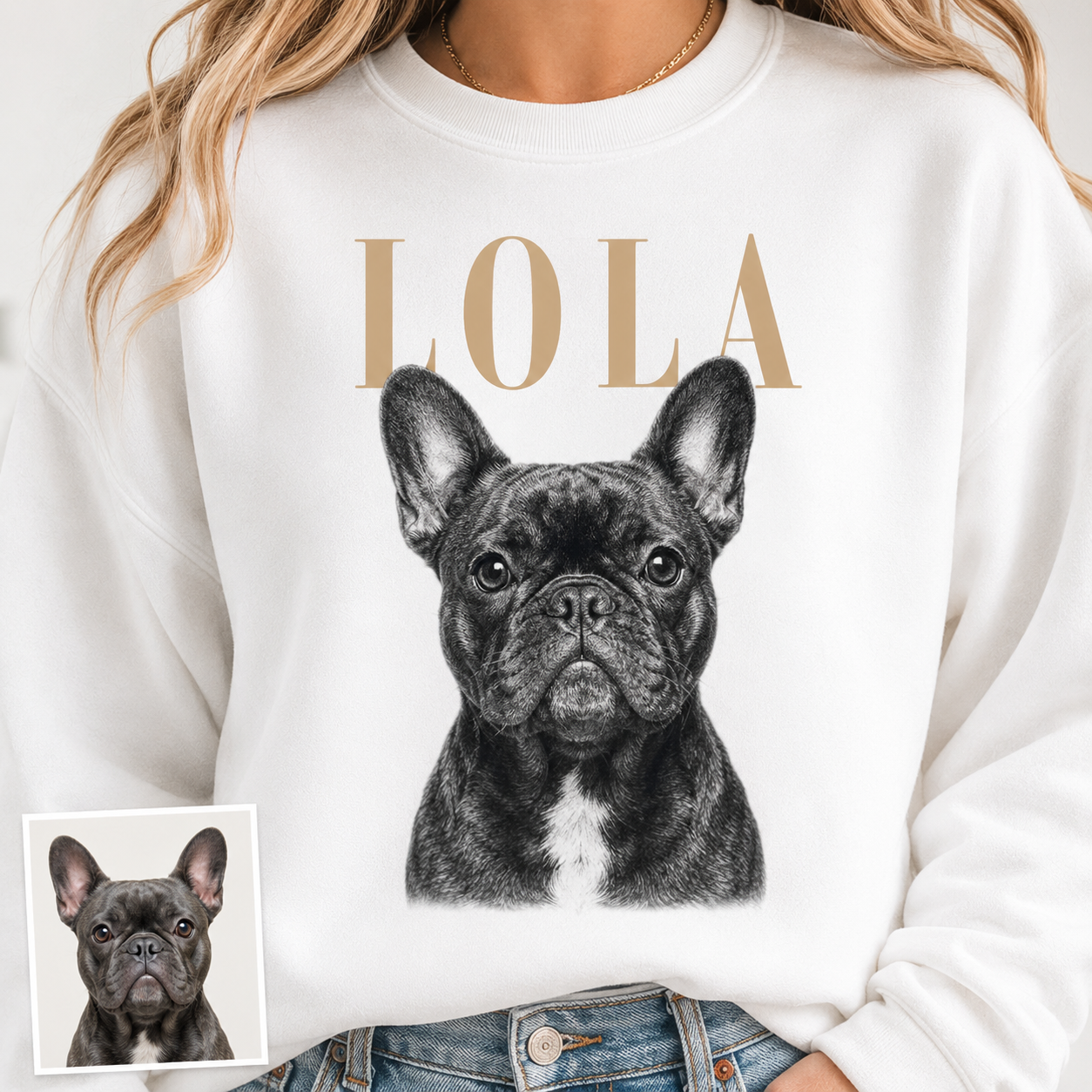 Personalized Dog Memorial Hoodie Custom Pet Photo Sweatshirt Sympathy Gift for Pet Loss THUC99