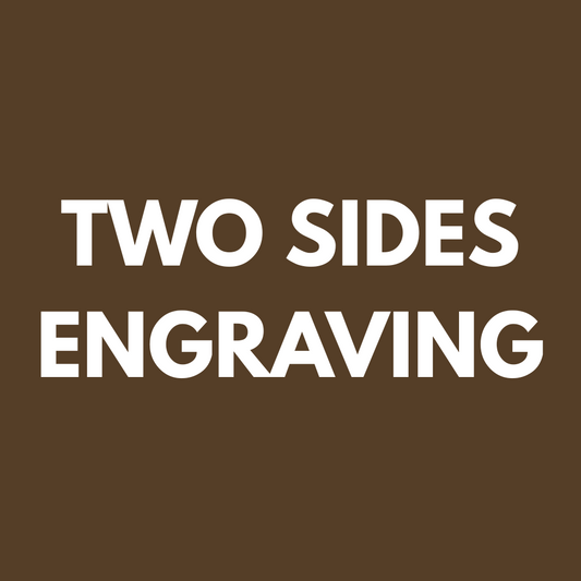 Two sides engraving