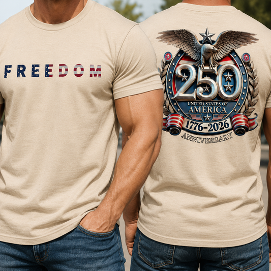 America Birthday T-Shirt 1776–2026, USA Freedom Celebration Unisex Tee THUC99