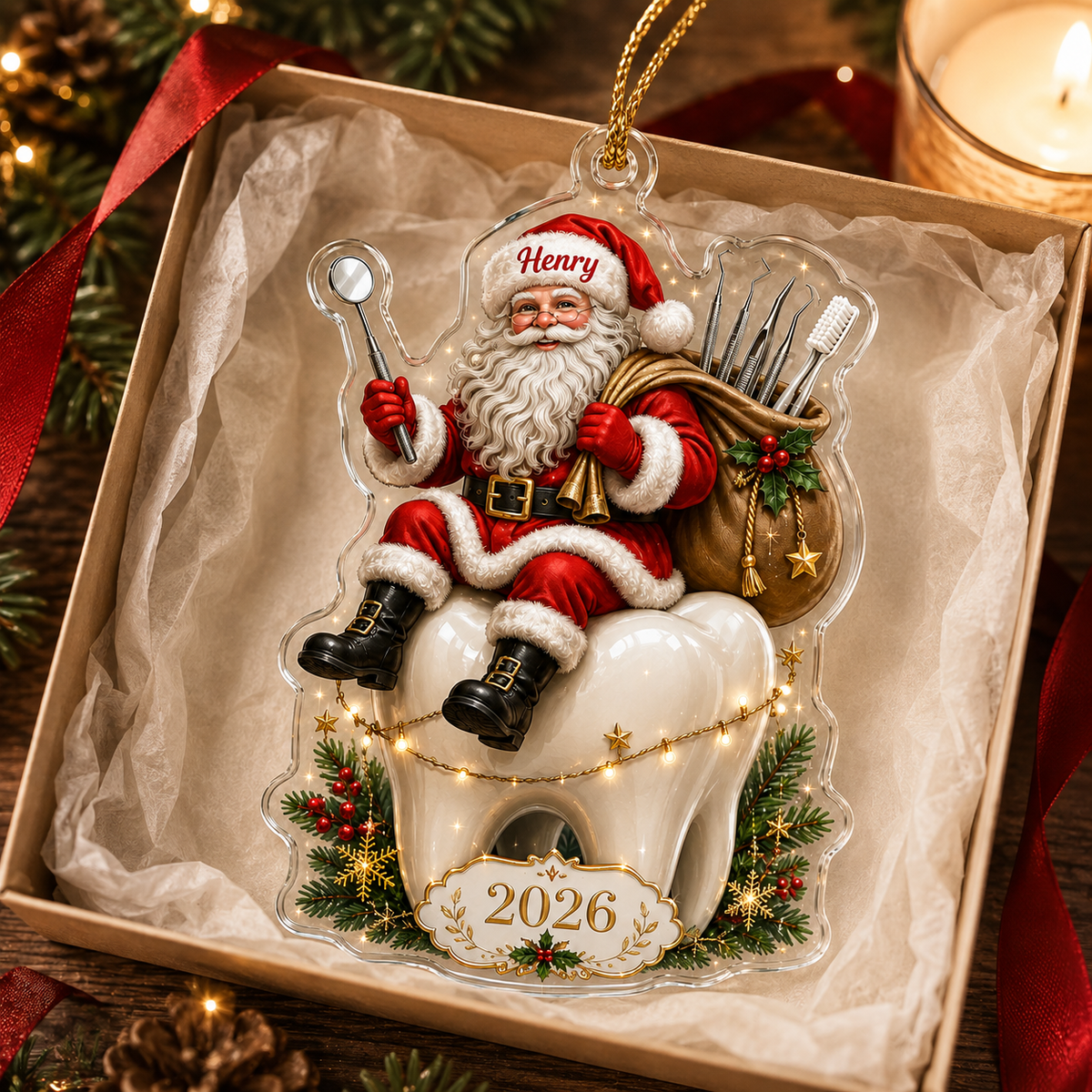 Dental Santa Dentist Tooth Gi