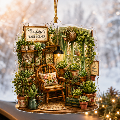 Custom Gardening Succulent Nook Acrylic