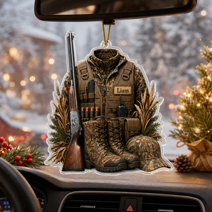 Personalized Hunting Woodland Loadout Acrylic