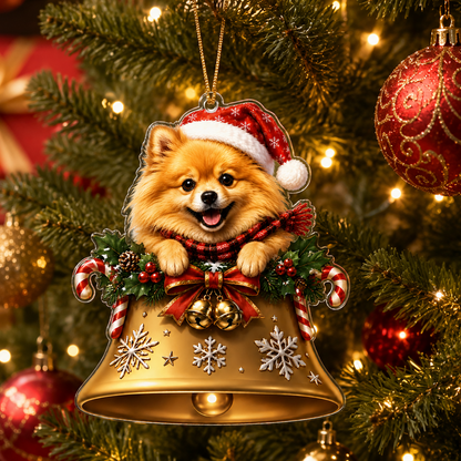 Dog Christmas Bell Pomeranian