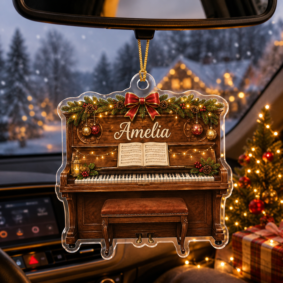 Piano Custome Name Acrylic Style 10