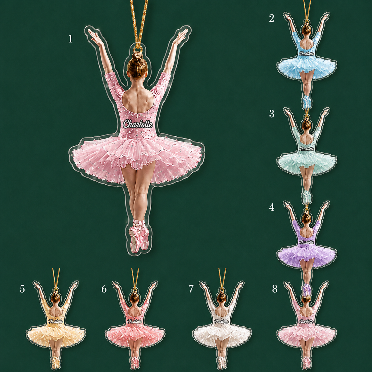 Ballet Custom Name Acrylic 16