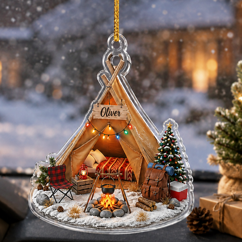 Camping Personalize Acrylic Cook Camping