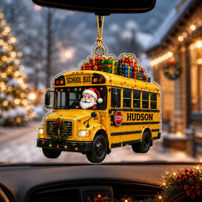 Santa Vehicle School Bus