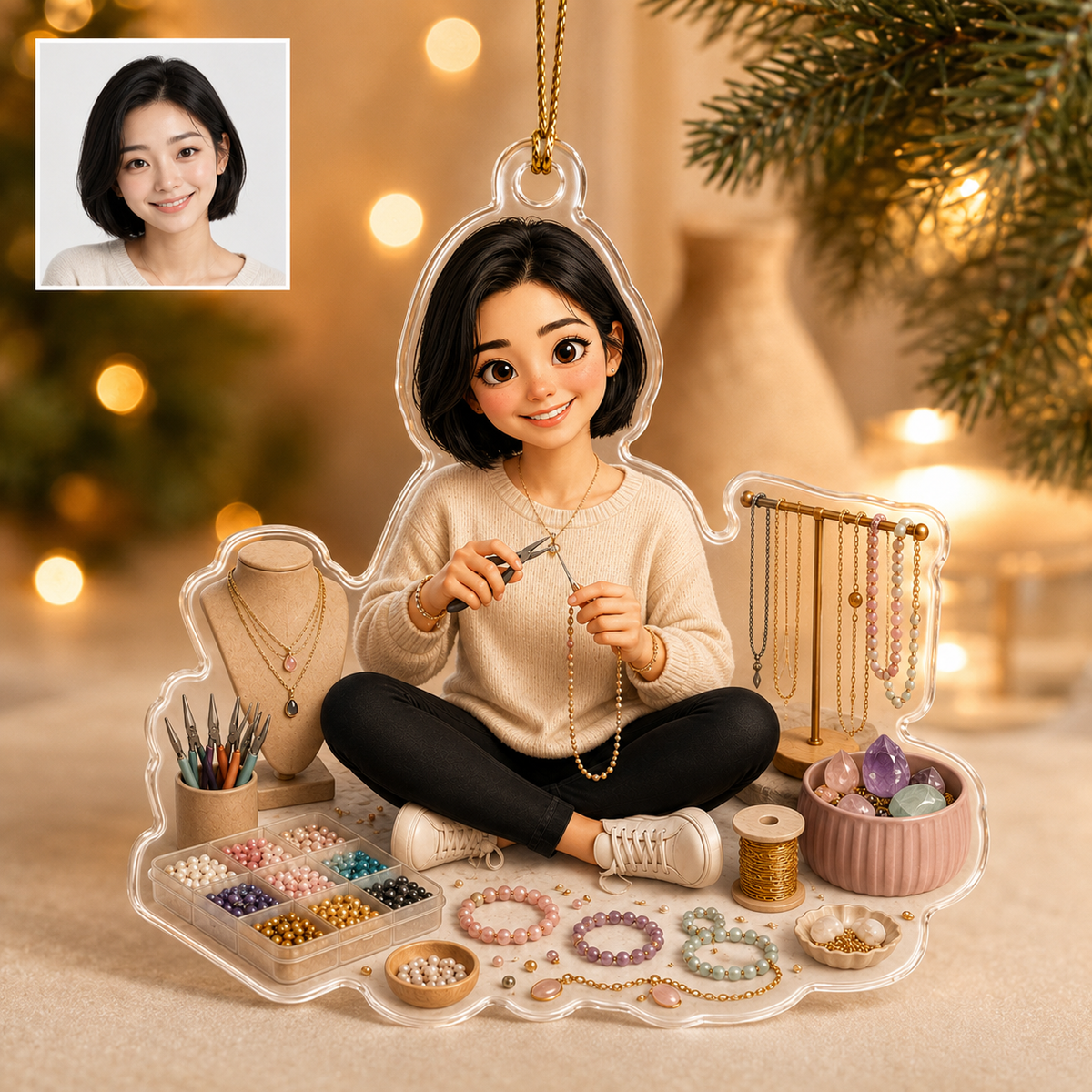 Custom Photo Hobbies Acrylic - Jewelry Making