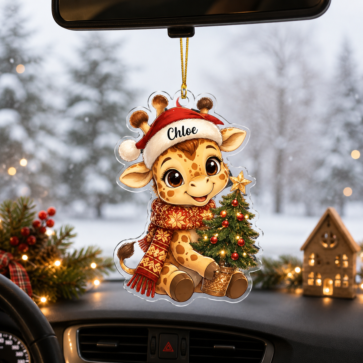 Animal Christmas Giraffe