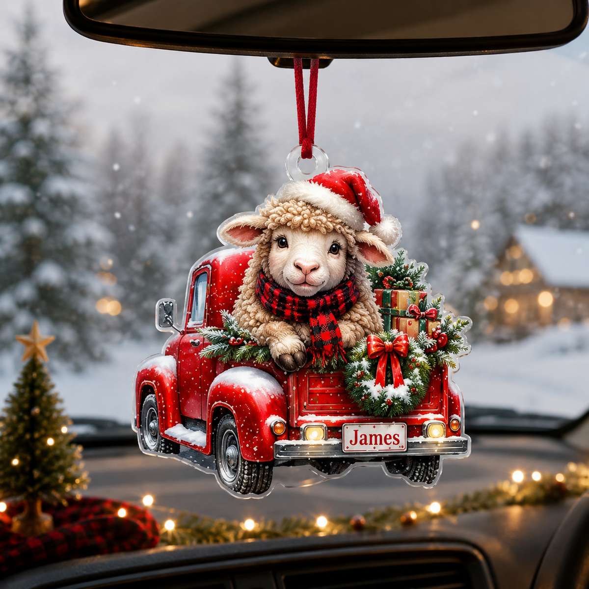Christmas Farm Sheep