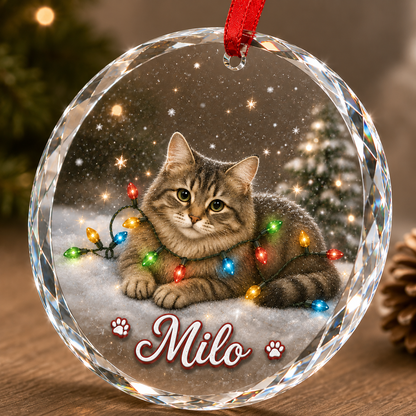 Glass Animal Led Light Cat