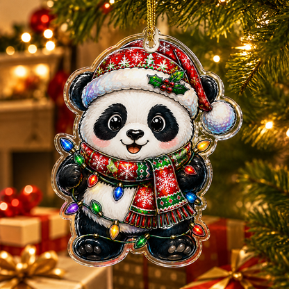 Animal With Christmas Led Panda