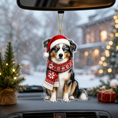 Dog Funny Christmas Australian Shepherd