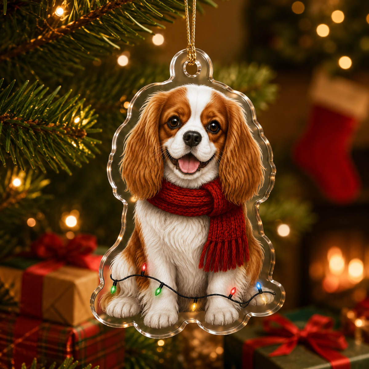 Dog Christmas Ledlight Spaniel