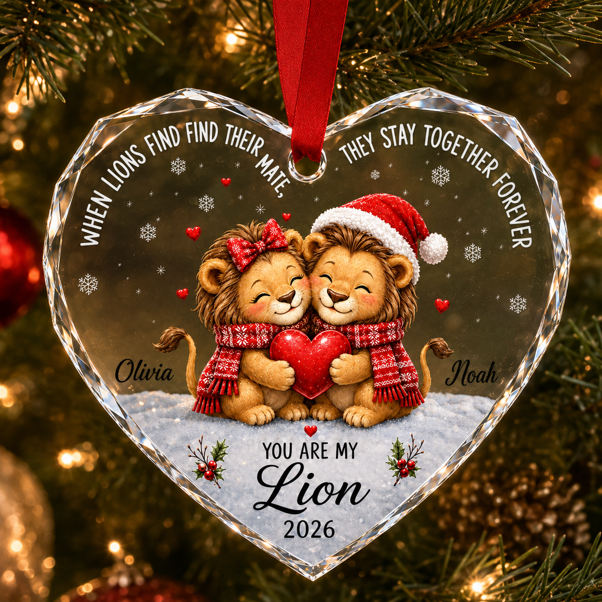 Custom Animal Couple Lion