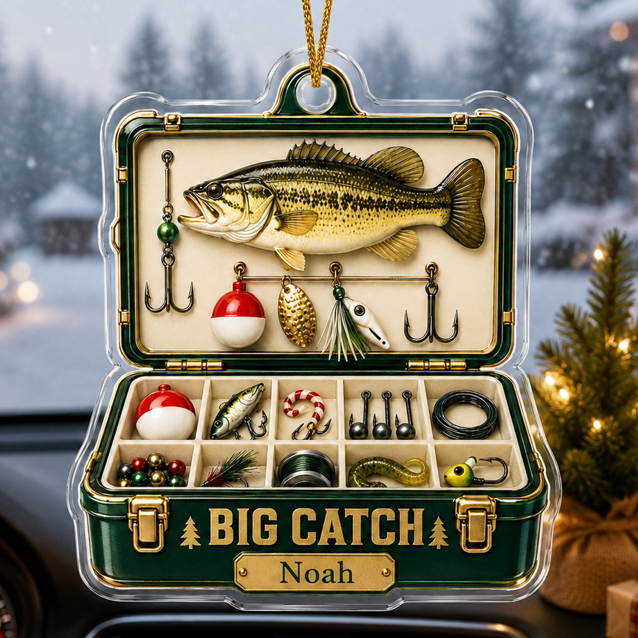Personalized Fishing Big Catch Acrylic