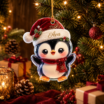 Animal With Santa Hat Penguin